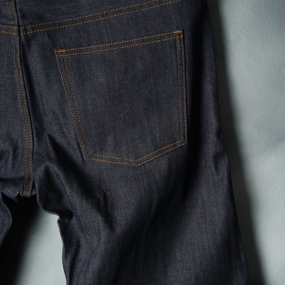 Soso Selvedge Men's Denim Jeans Pants with orange threads - Size 40 - Picture 7 of 10